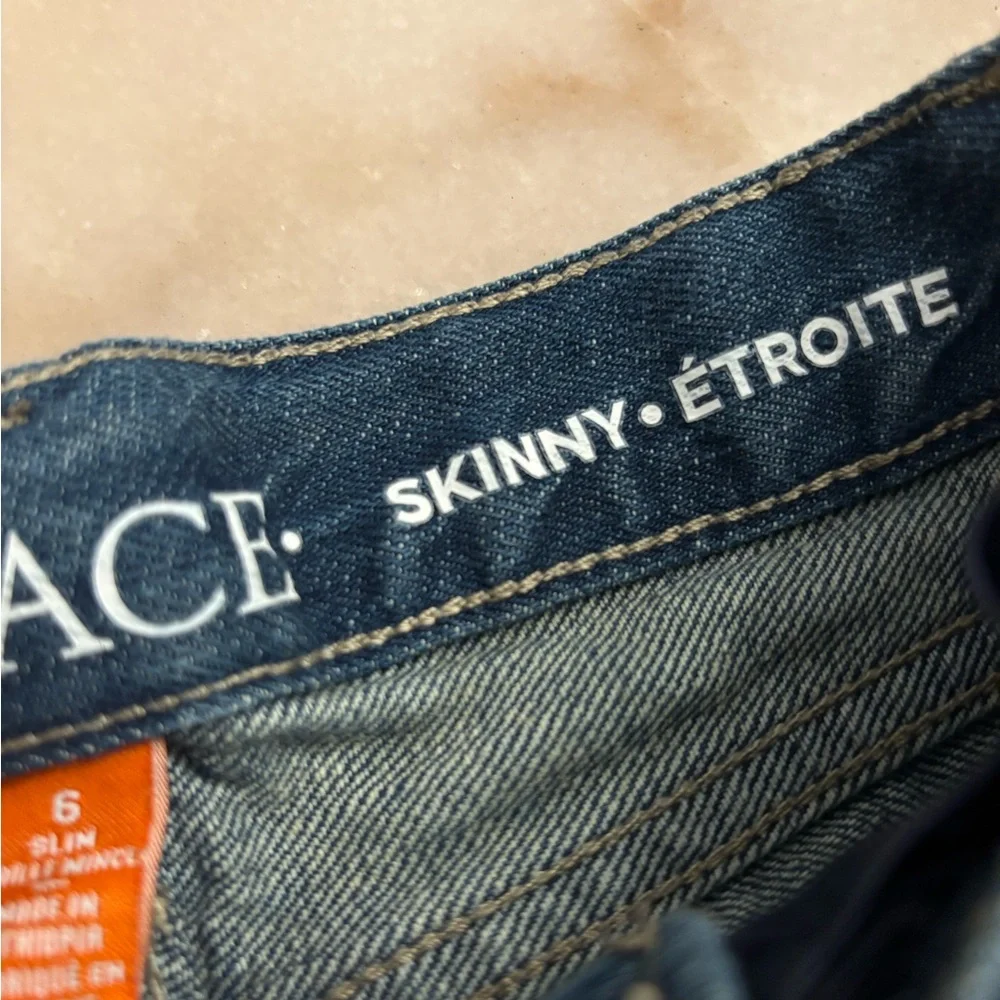 The Children's Place Dark Blue Kids Jeans — Stretch Denim skinny jeans